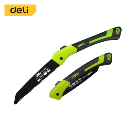 เลื่อยตัดกิ่งไม้ พับได้ DELI EDL-YL2401-GN-01 7 นิ้ว